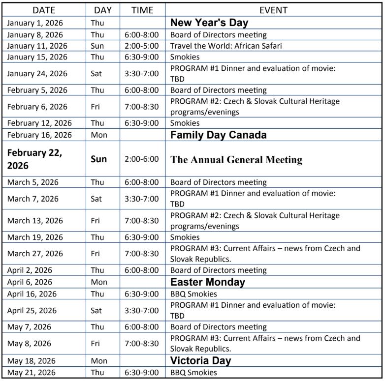 Program Winter Spring 2026